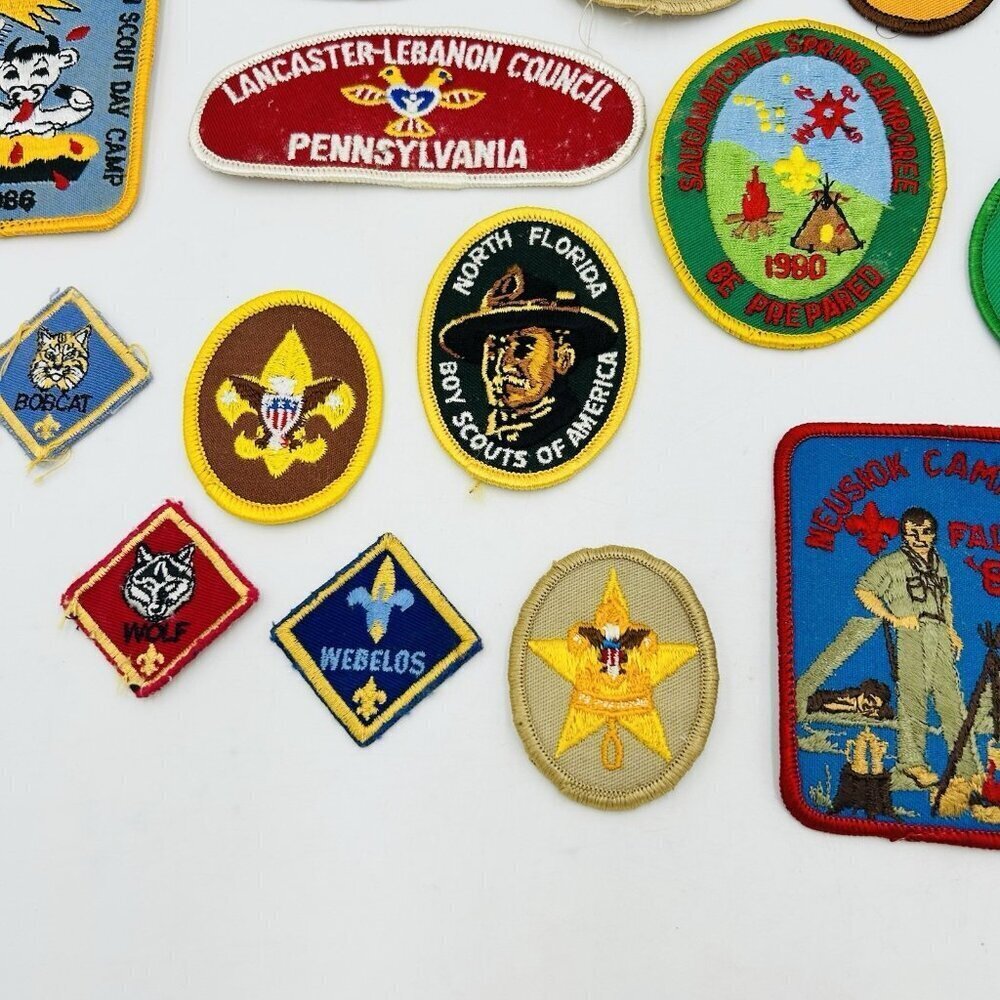 Vintage Boy Scouts of America BSA Patch Mixed Lot of 16 Camporee Camp Council - Picture 4 of 7